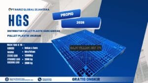 Jual pallet plastik ukuran 150x120x15