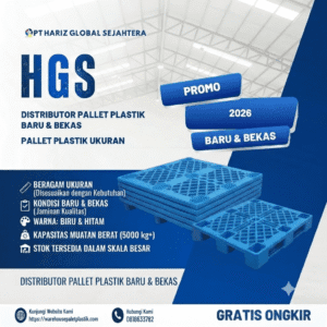 jual pallet plastik 110 x 110 x 14 cm