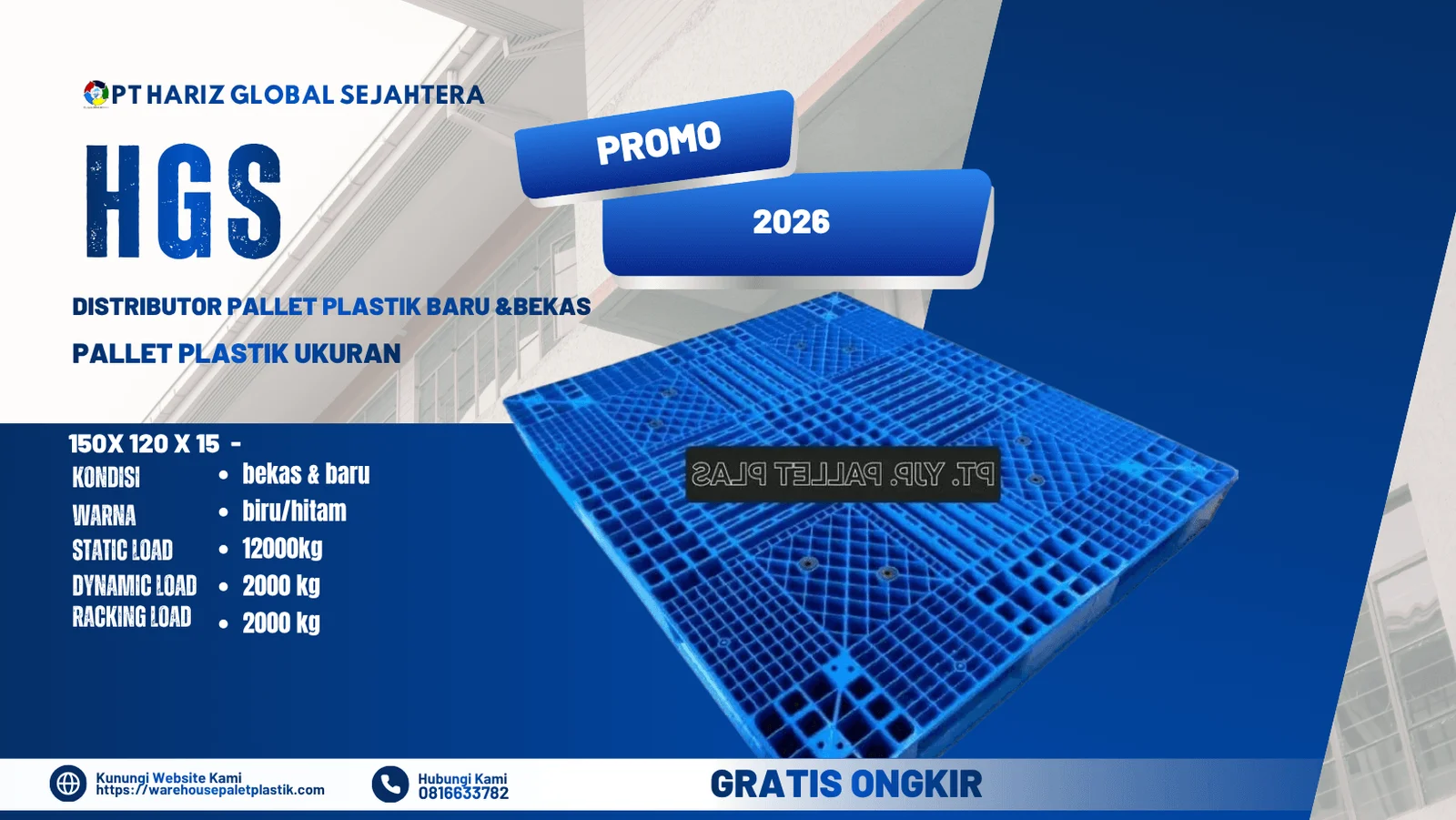 pallet plastik bekas