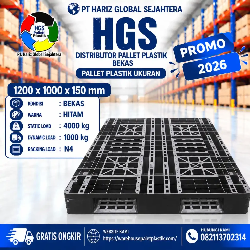 Pallet plastik bekas & Baru
