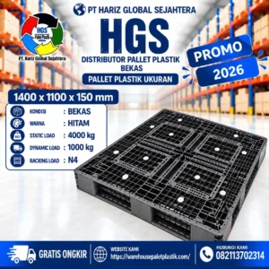 pallet plastik bekas & baru N403