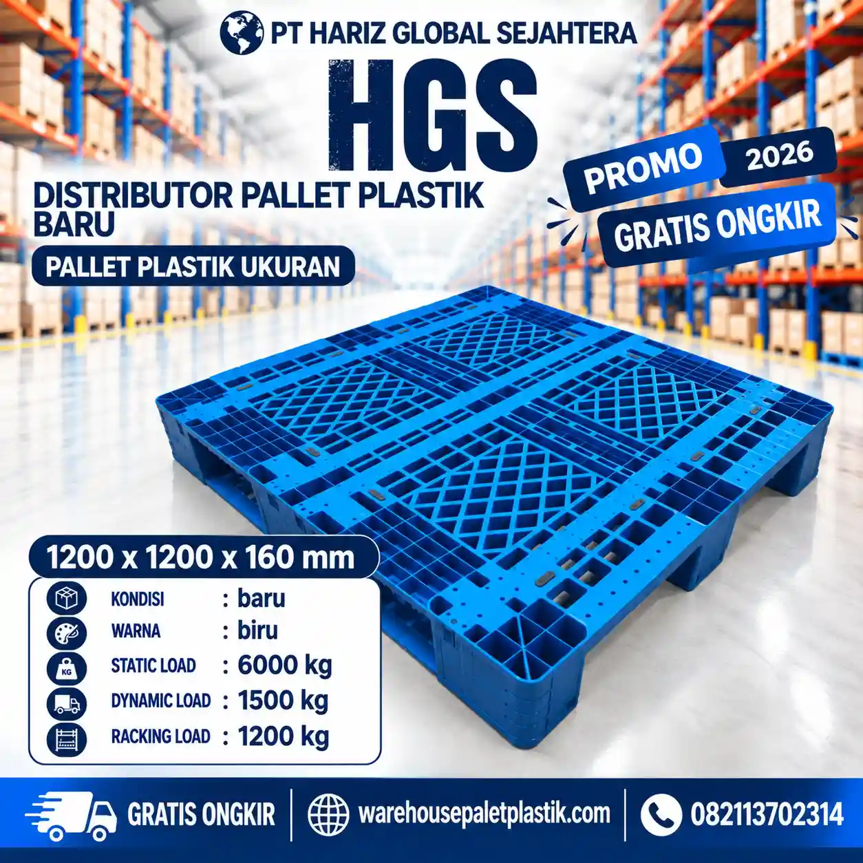 Pallet Plastik Baru