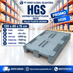 pallet plastik bekas & baru N4013