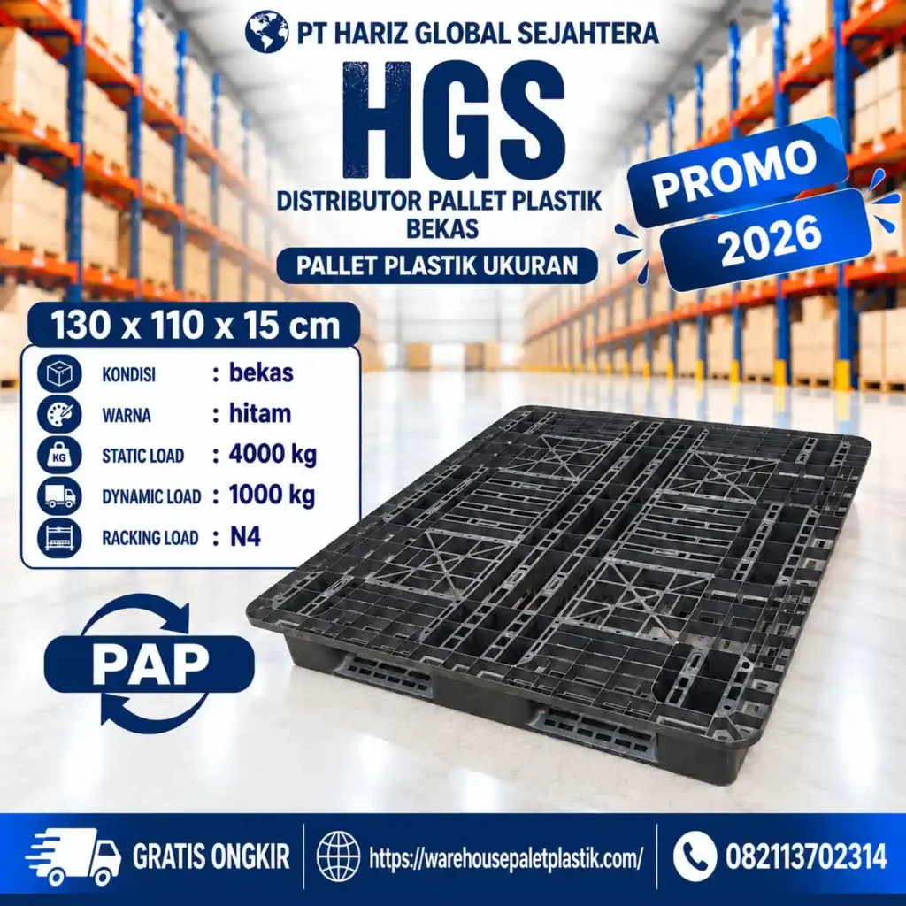pallet plastik bekas & baru N4014