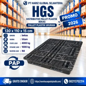 pallet plastik bekas & baru N4014