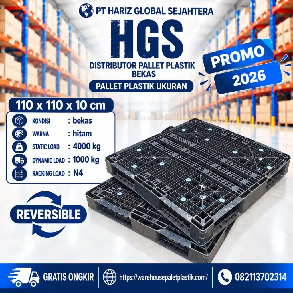 pallet plastik bekas & baru N4010