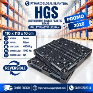 pallet plastik bekas & baru N4010
