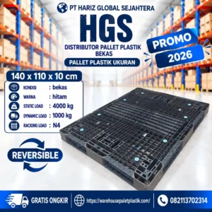 pallet plastik bekas & baru N4011