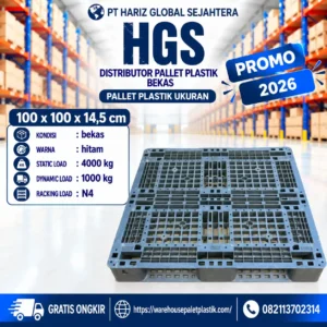 pallet plastik bekas & baru N405