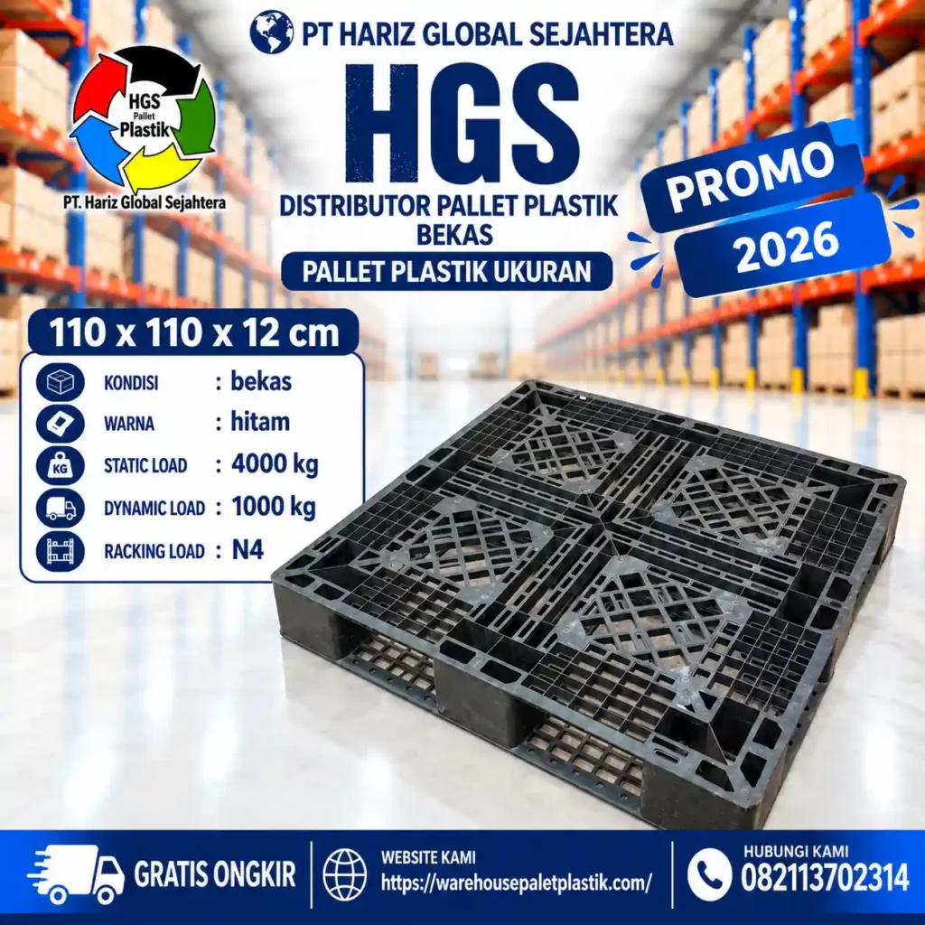 pallet plastik bekas & baru N4012